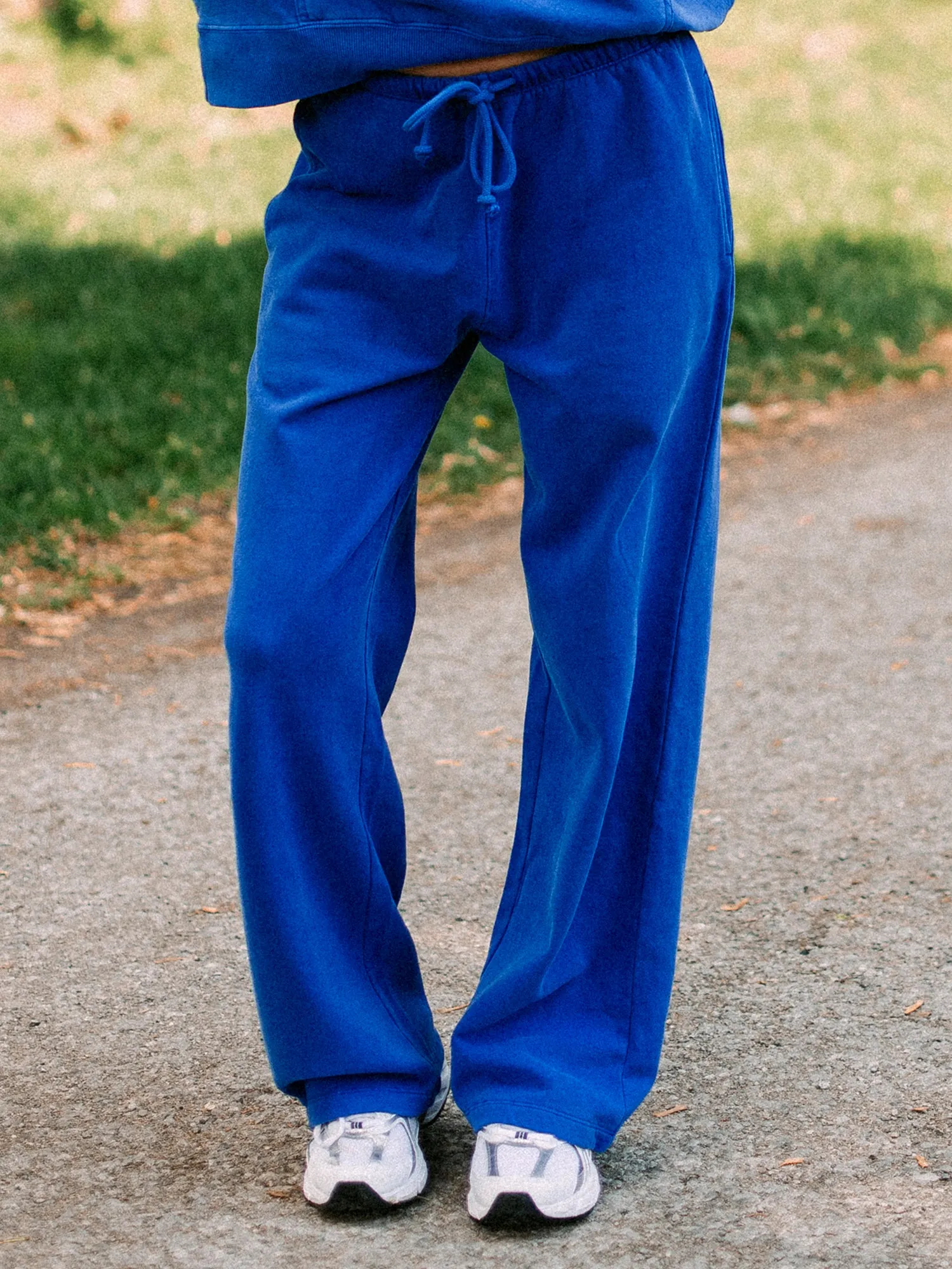 HARLOW STELLA STRAIGHT LEG SWEATPANT - COBALT sold by Harlow