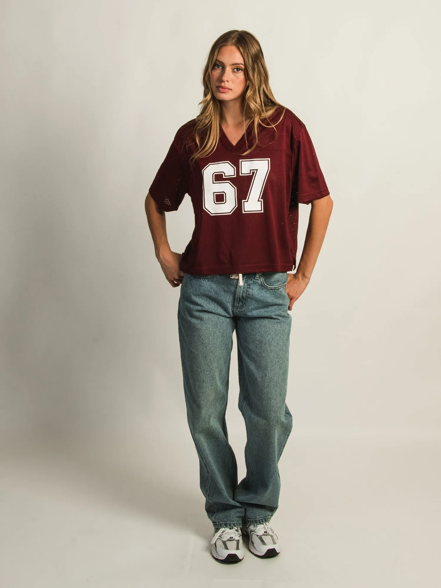 HARLOW PINNY TEE - BURGUNDY sold by Harlow product image thumbnail 2