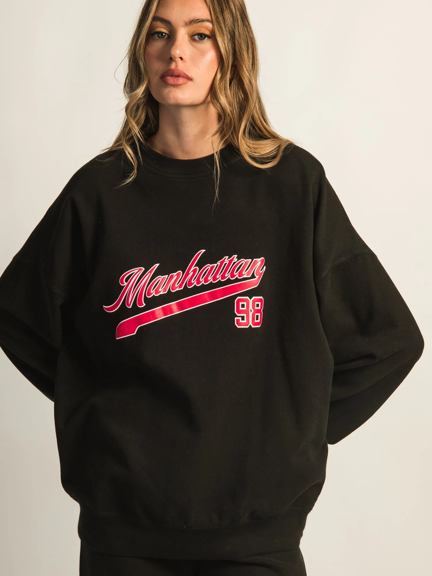 HARLOW MICHELLE CREWNECK - BLACK sold by Harlow