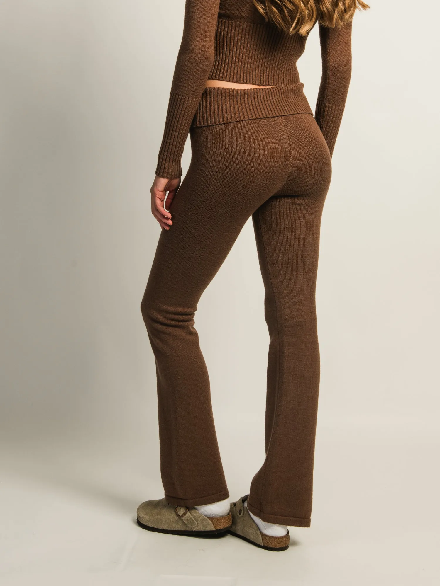 HARLOW BROOKE FLARE PANT - LATTE sold by Harlow product image thumbnail 4