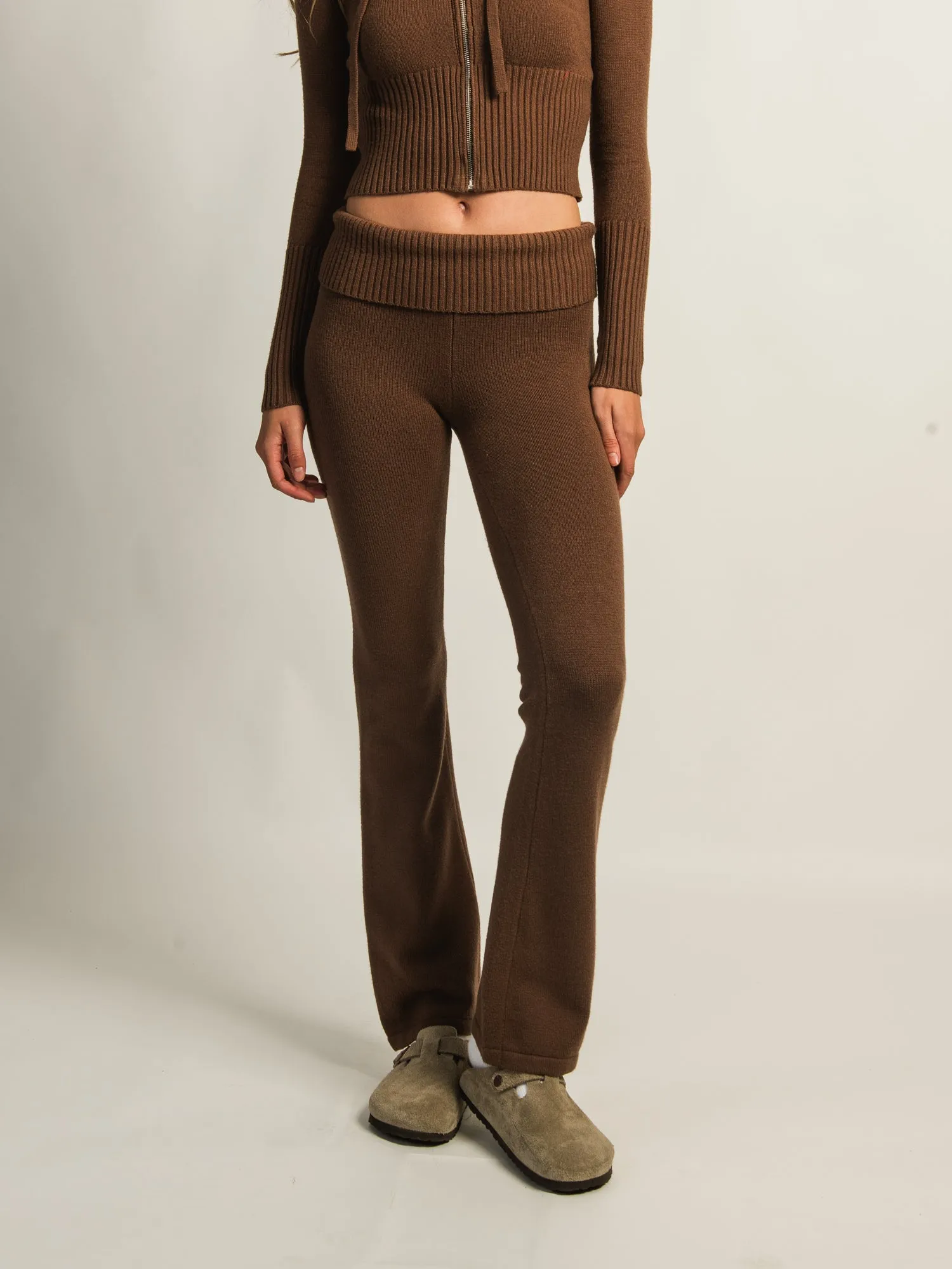 HARLOW BROOKE FLARE PANT - LATTE sold by Harlow