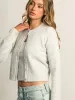 HARLOW COLLINS CARDIGAN - CLOUD sold by Harlow