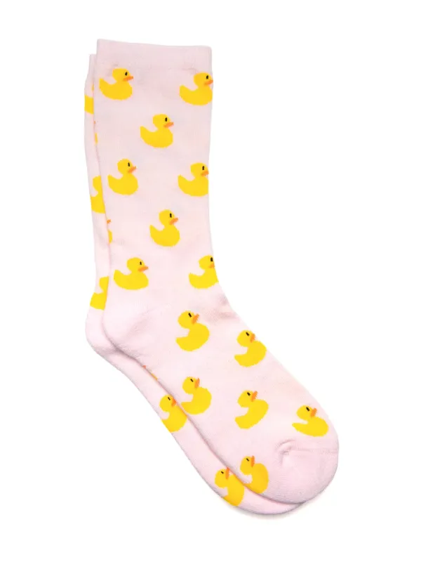 DUCK PRINT SOCK - PINK made by Harlow