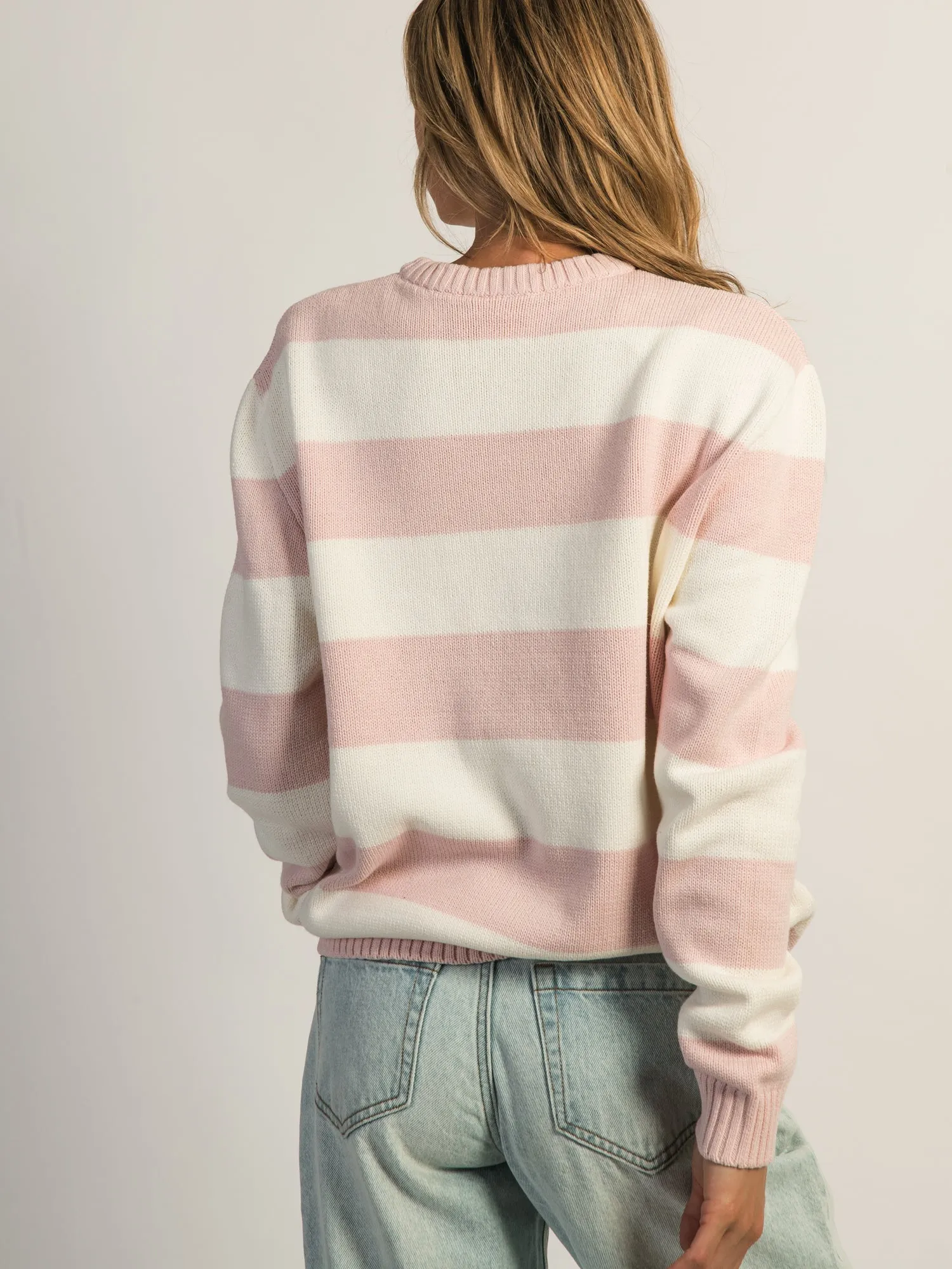 HARLOW KNIT CREWNECK SWEATER - STRIPE sold by Harlow product image thumbnail 5