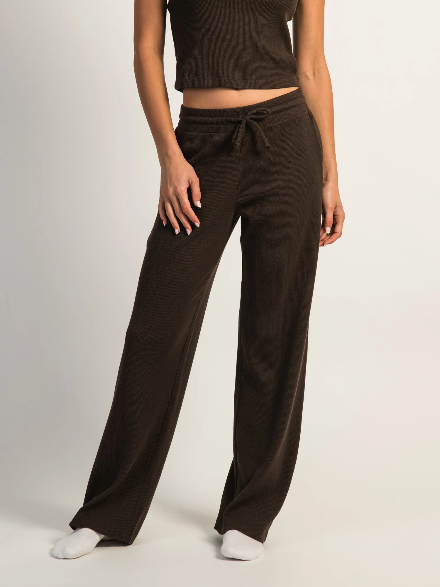 HARLOW WINNIE LOUNGE PANT - CHOCOLATE sold by Harlow