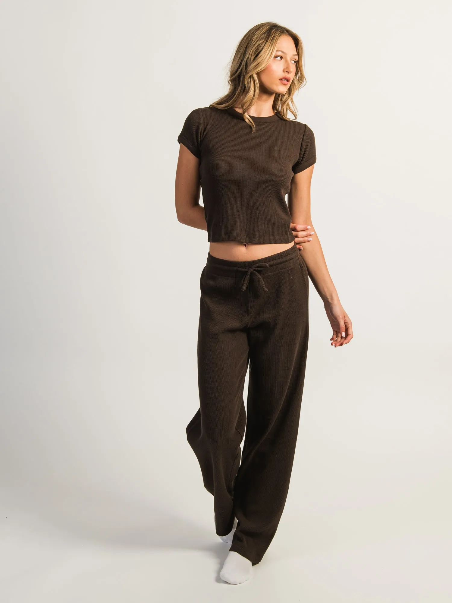 HARLOW WINNIE LOUNGE PANT - CHOCOLATE sold by Harlow product image thumbnail 3