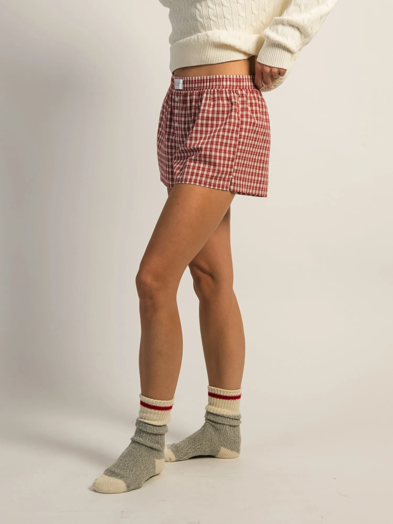 HARLOW TAYLOR BOXER SHORT - WHITE/RED sold by Harlow product image thumbnail 3