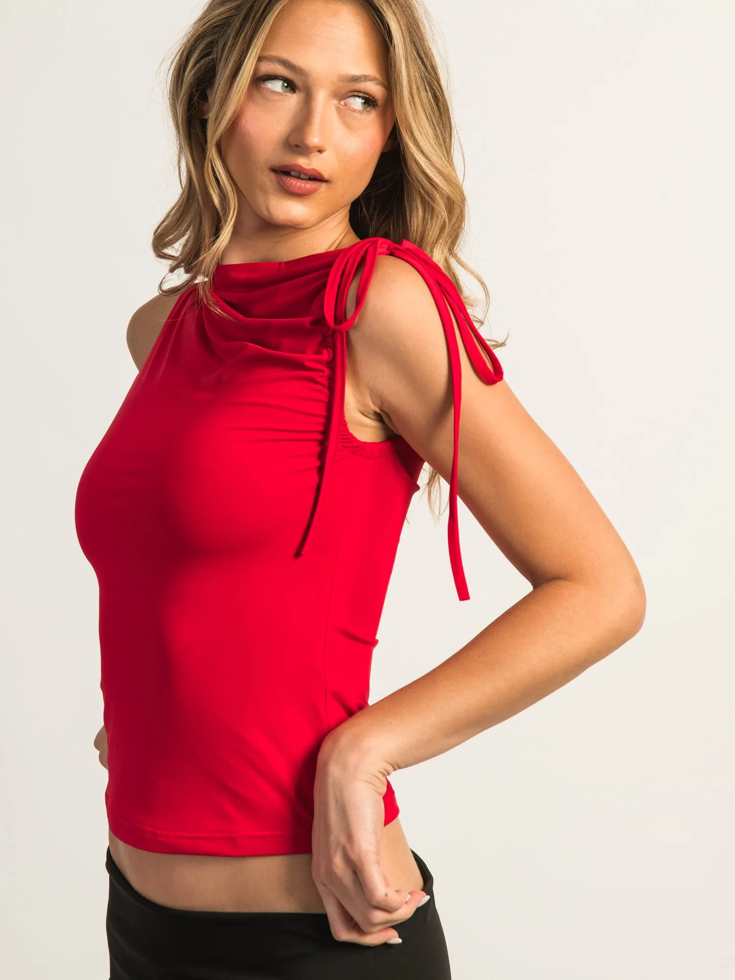 HARLOW PARTY TEGAN TANK TOP - PORT sold by Harlow product image thumbnail 4