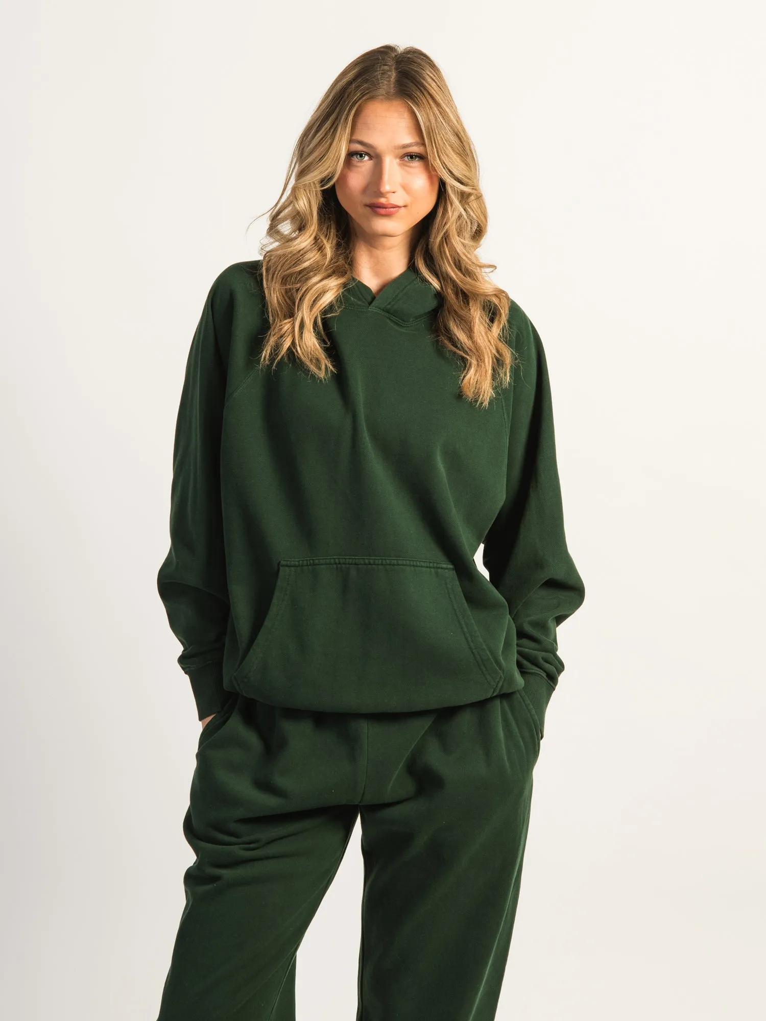 HARLOW CLOUD HOODIE - FOREST sold by Harlow