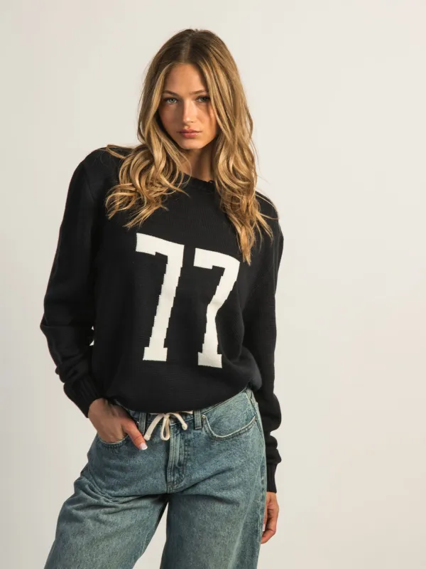 HARLOW KNIT CREWNECK SWEATER - 77 sold by Harlow