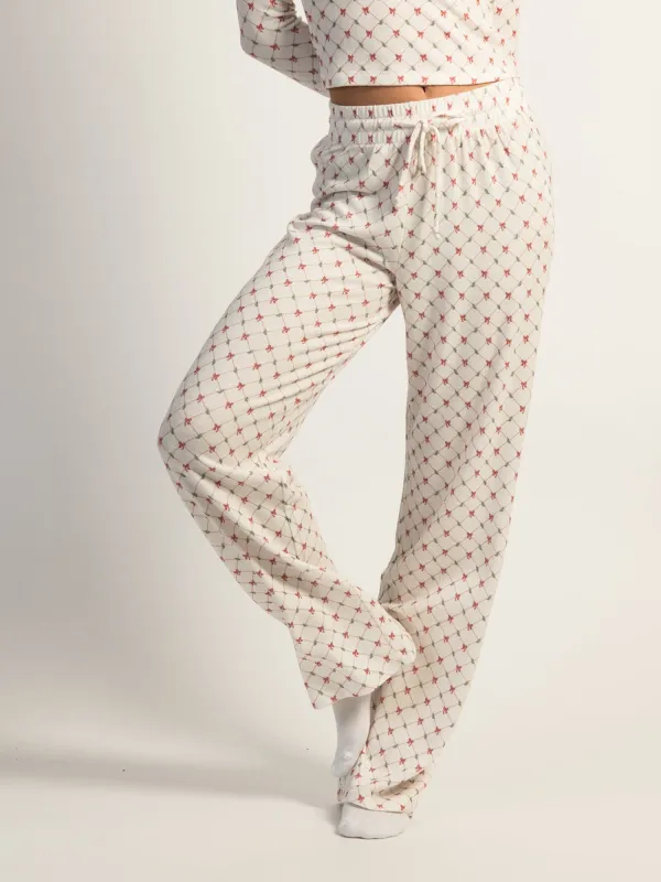 HARLOW HOLLY DITSY PANT - WHITE sold by Harlow