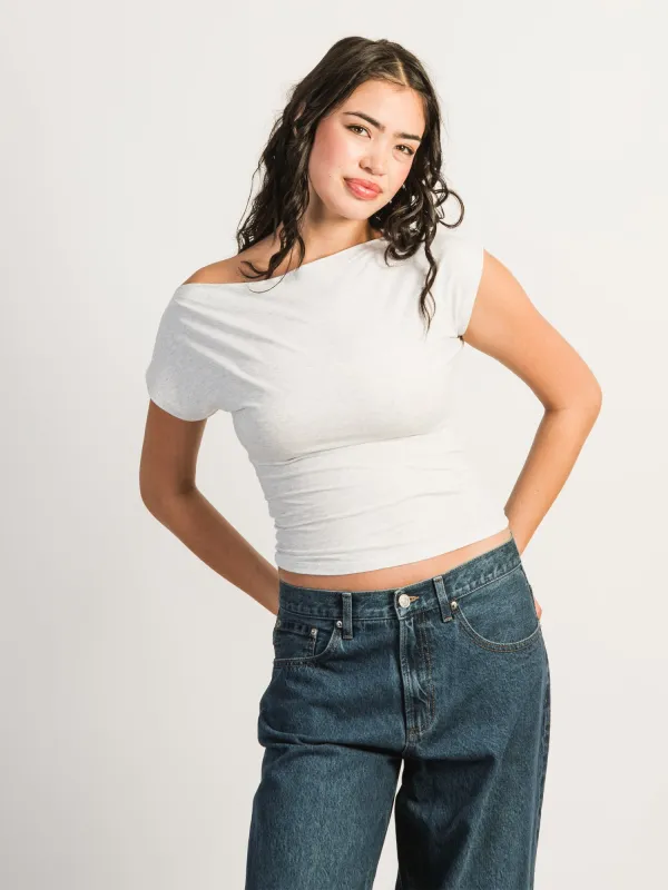 HARLOW SLOANE TEE - MELANGE sold by Harlow