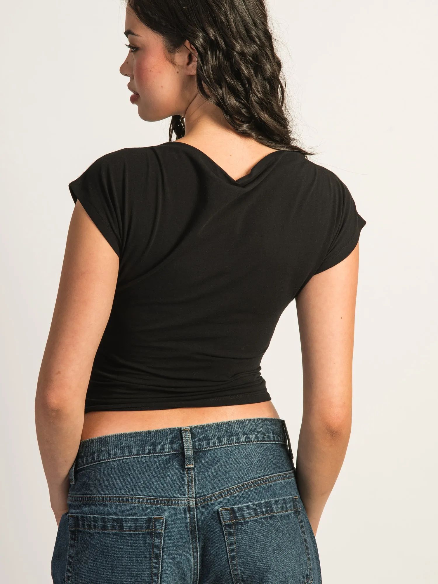 HARLOW SLOANE TEE - BLACK sold by Harlow product image thumbnail 4