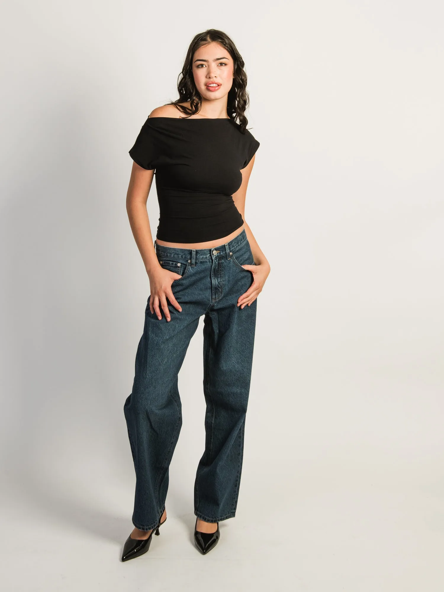 HARLOW SLOANE TEE - BLACK sold by Harlow product image thumbnail 2