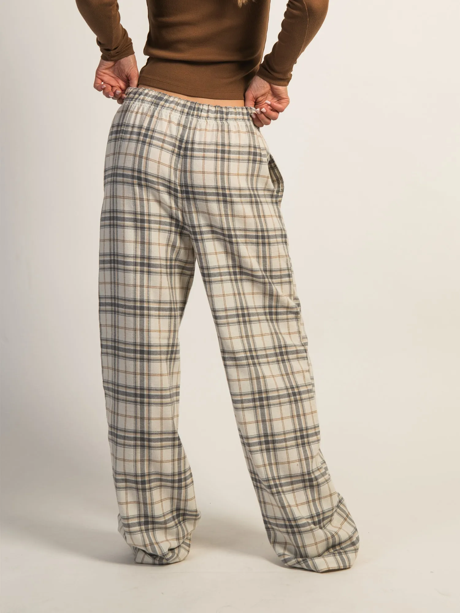 HARLOW PLAID PANT - CREAM sold by Harlow product image thumbnail 4