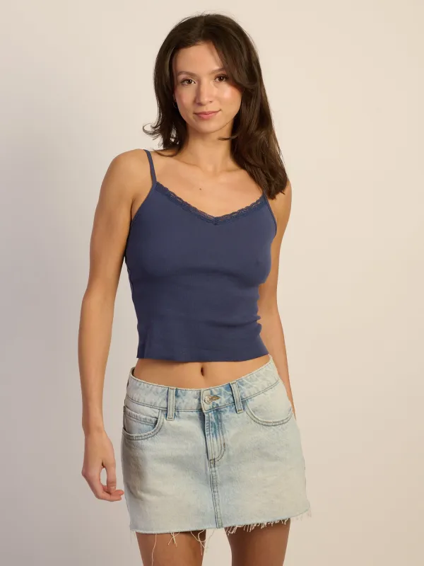 HARLOW ISLA TANK - INDIGO sold by Harlow