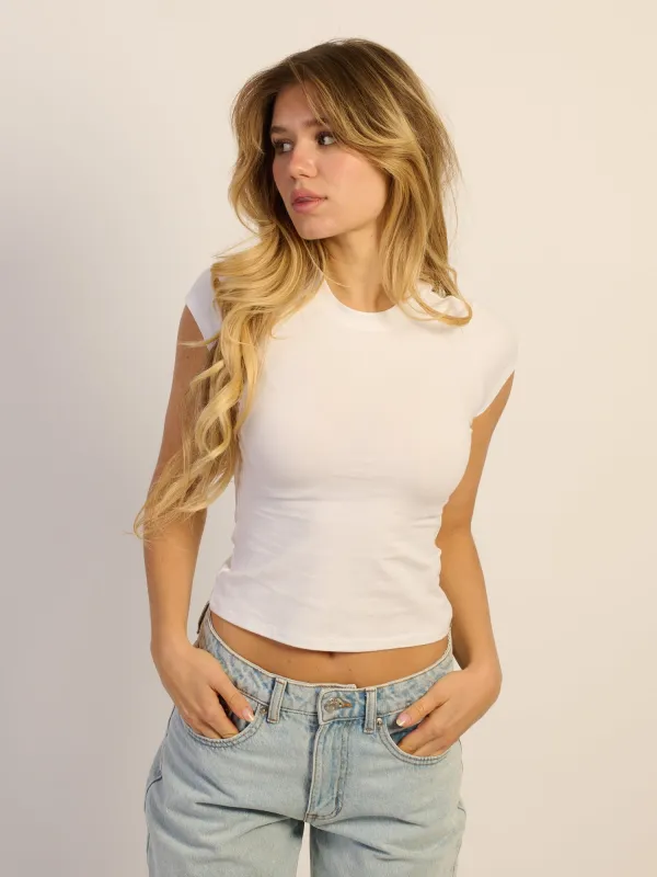 HARLOW GIA TEE - WHITE sold by Harlow