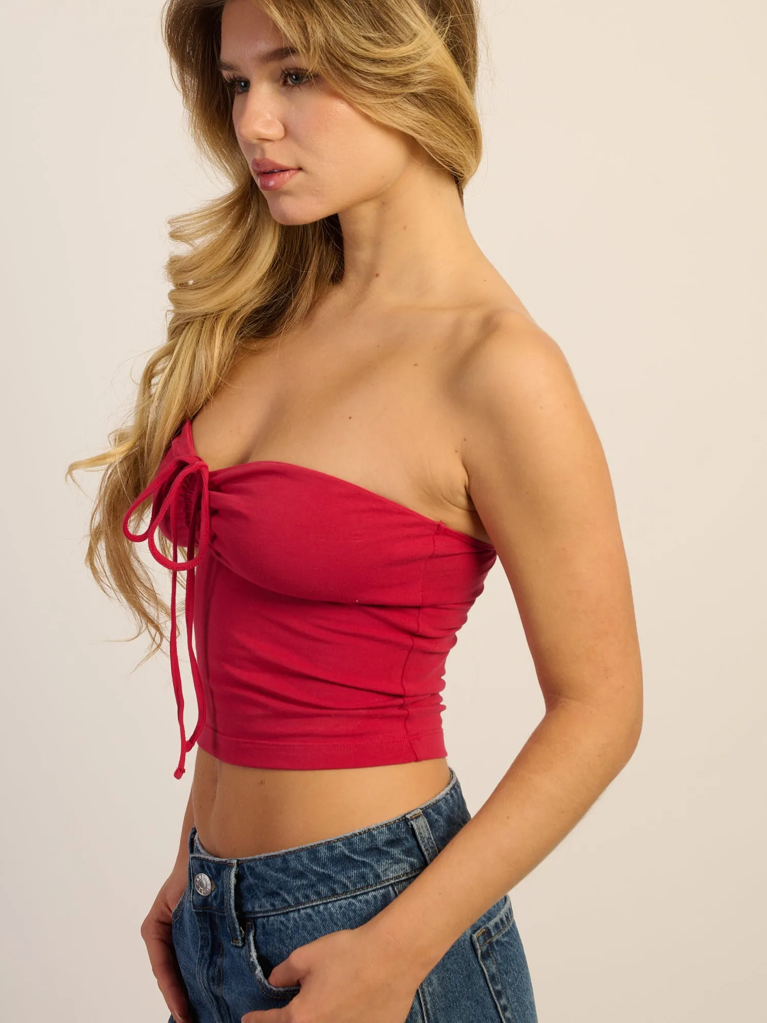 HARLOW LIA TOP - RUBY sold by Harlow product image thumbnail 3