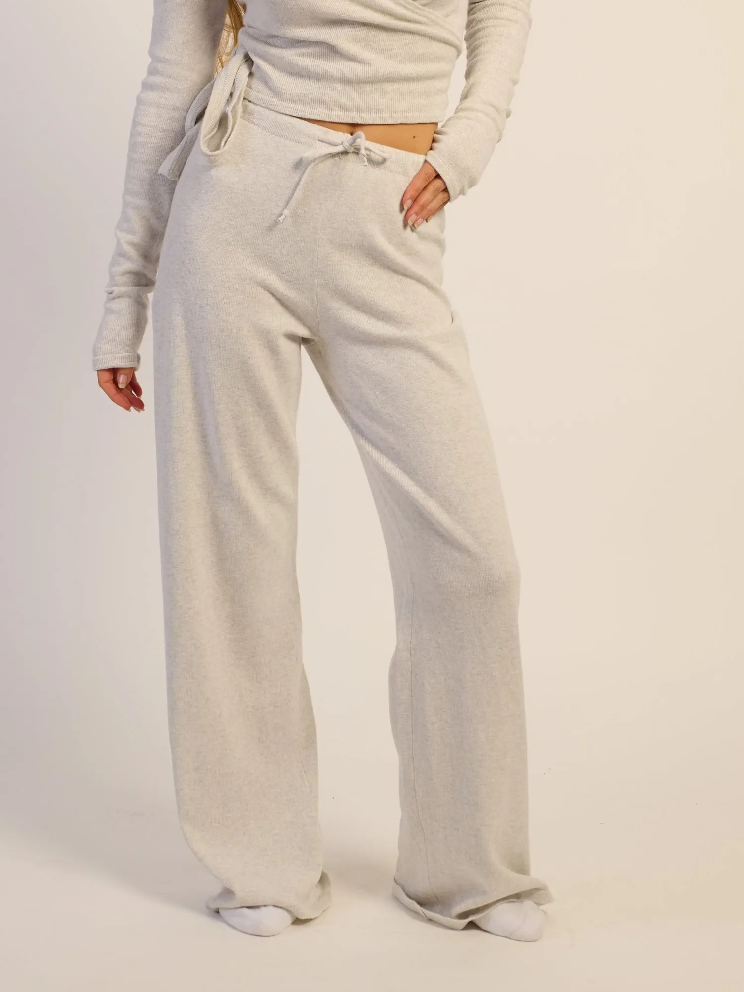 HARLOW PALOMA KNIT PANT - CLOUD sold by Harlow