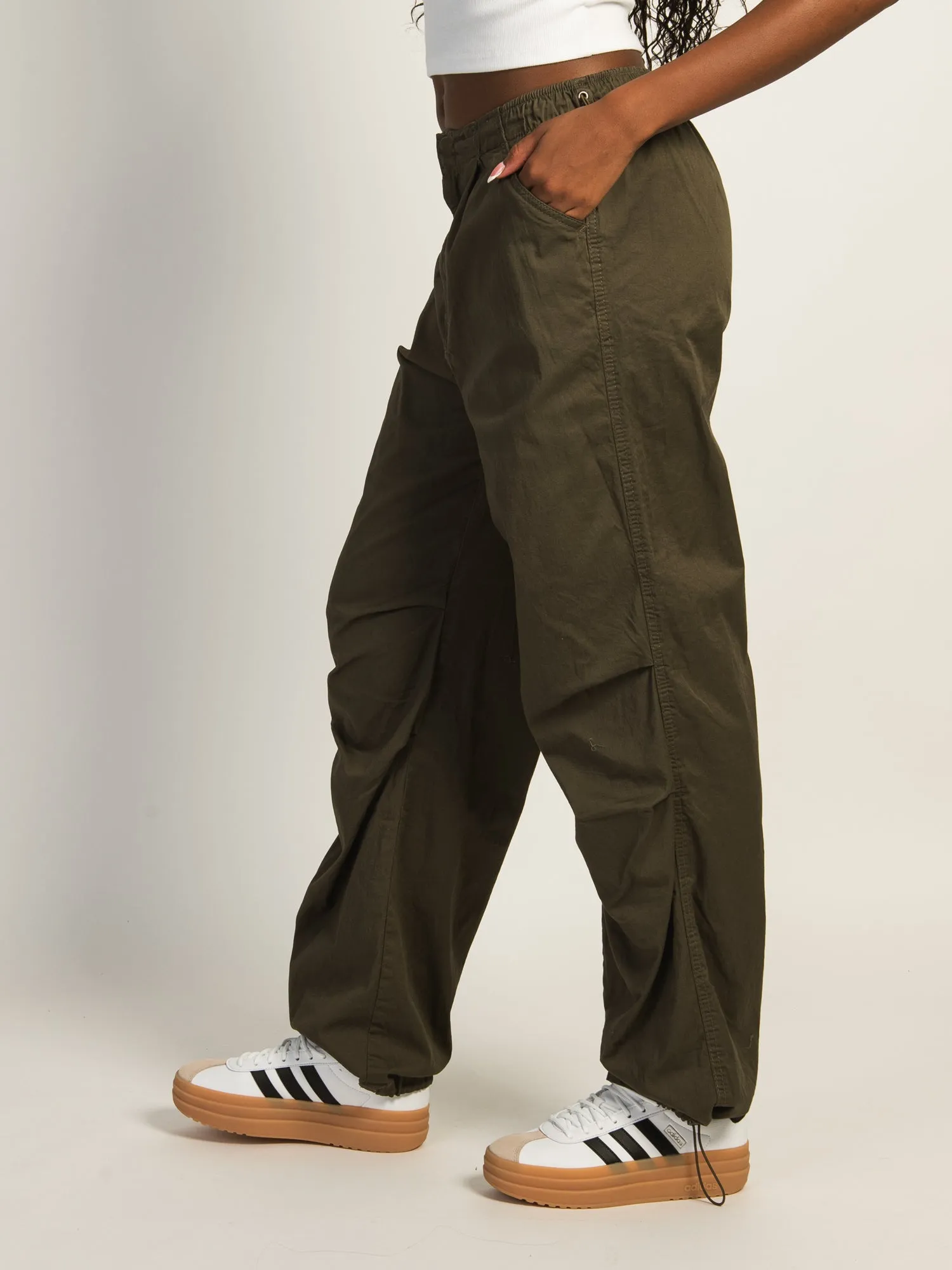 HARLOW PAXTON PARACHUTE PANT - ARMY sold by Harlow product image thumbnail 3