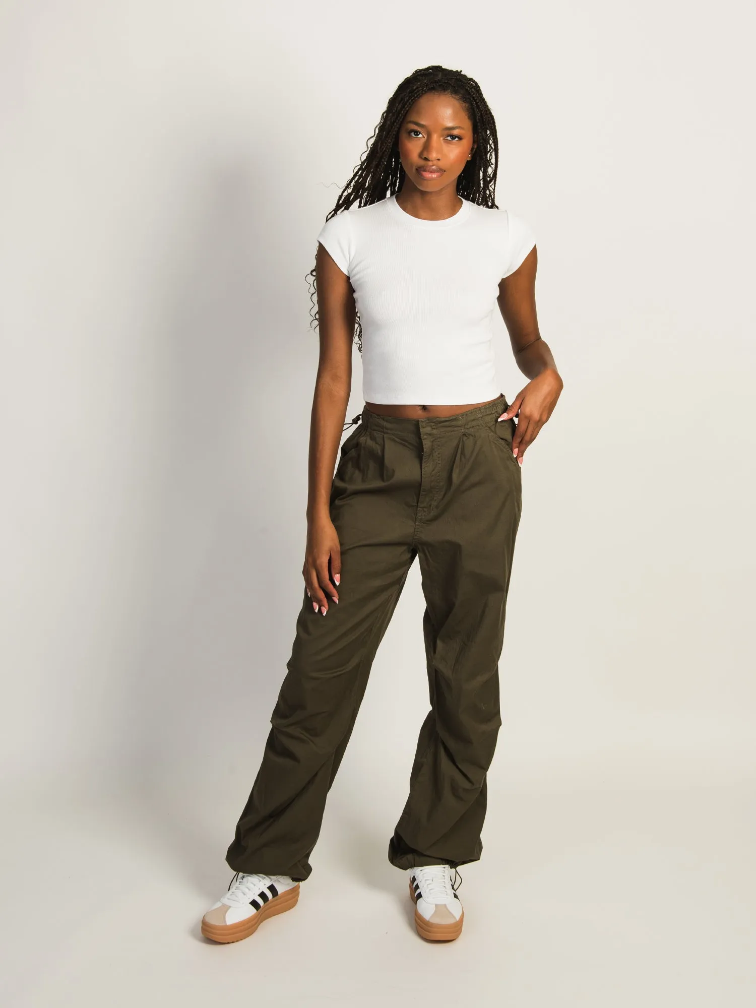 HARLOW PAXTON PARACHUTE PANT - ARMY sold by Harlow product image thumbnail 2