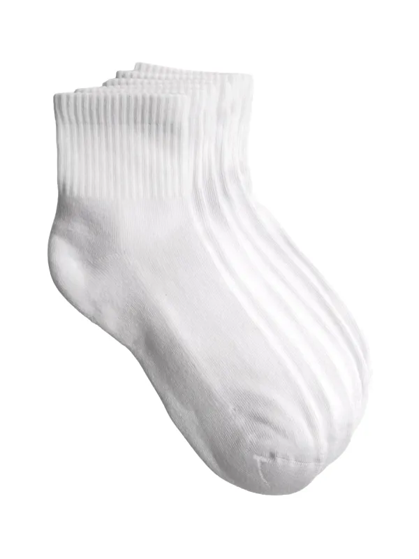 HARLOW CREW SOCK 3 PACK - WHITE sold by Harlow