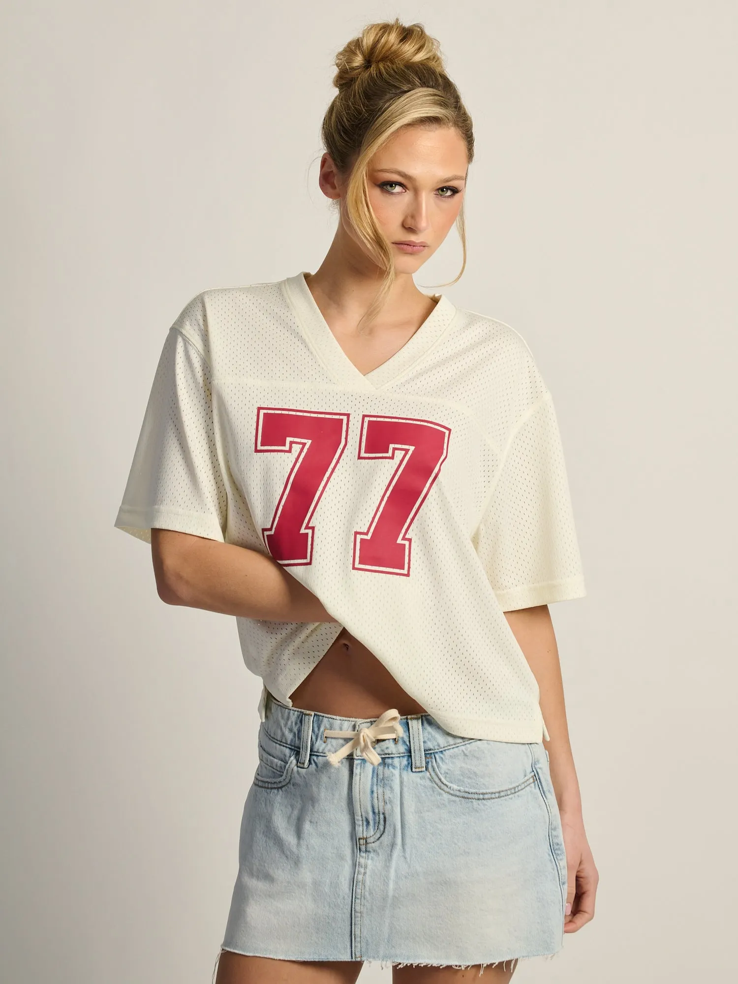 HARLOW PINNY TEE - OFF WHITE sold by Harlow