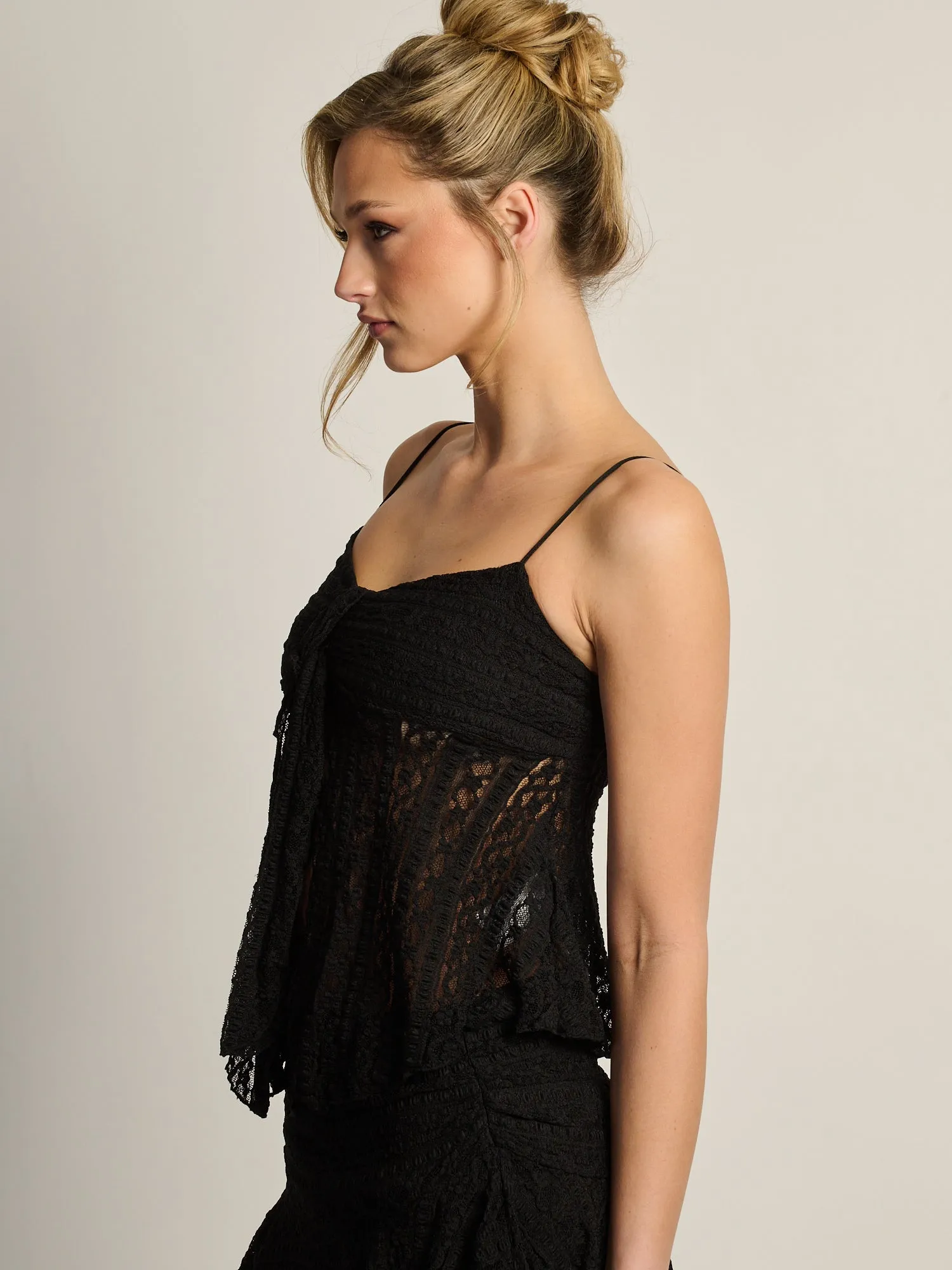 HARLOW MELODY TANK - BLACK sold by Harlow product image thumbnail 3