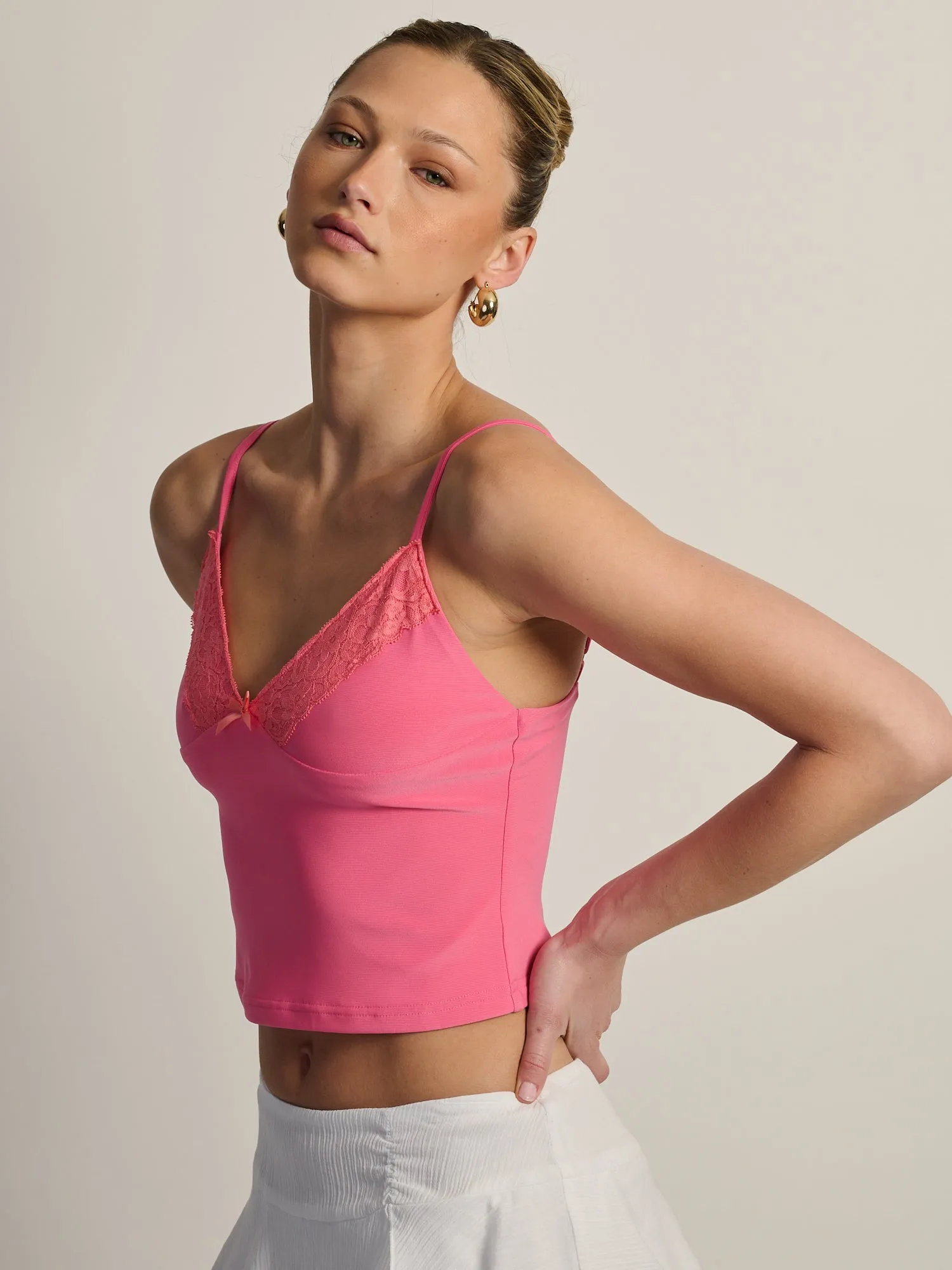 HARLOW TYLA TANK - HOT PINK sold by Harlow product image thumbnail 3