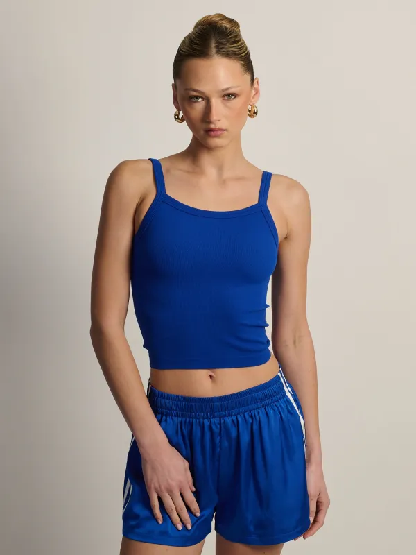 HARLOW GIGI TANK - COBALT made by Harlow