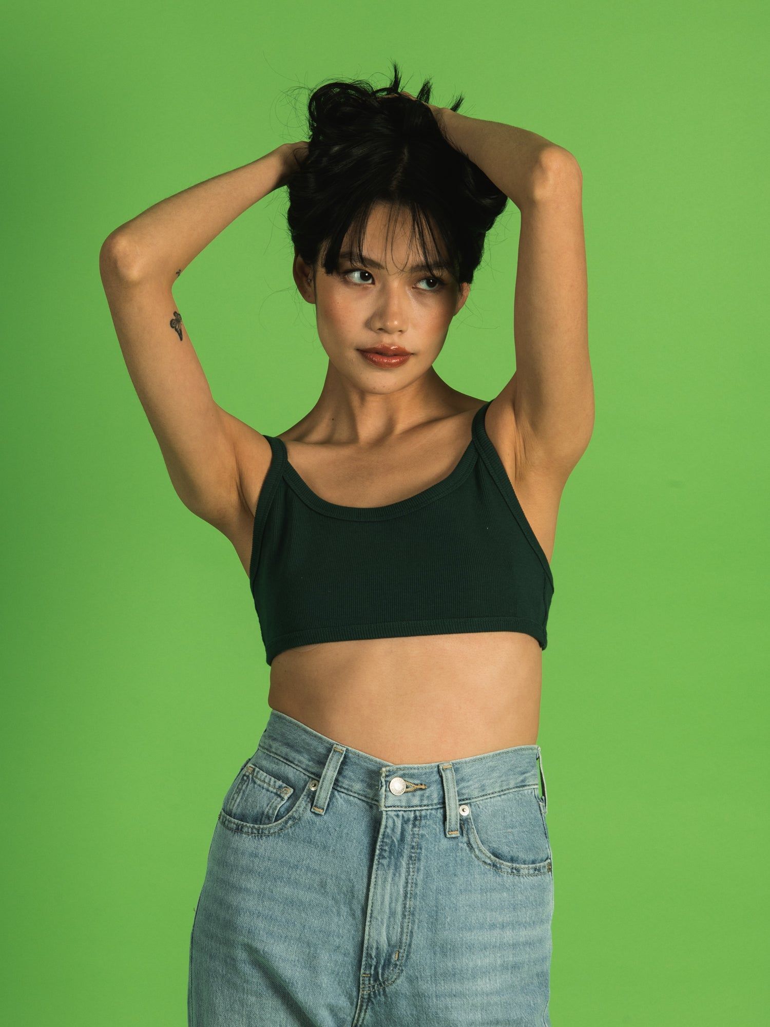HARLOW RIBBED OPEN BACK BRALETTE sold by Harlow product image thumbnail 3
