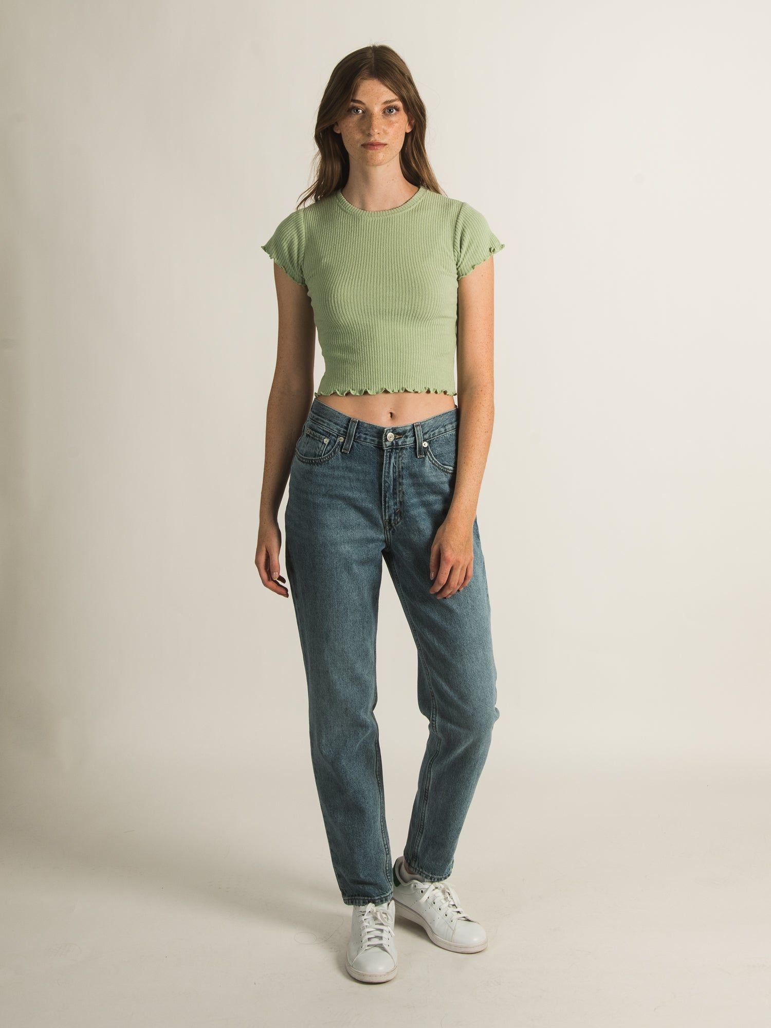 HARLOW ALLIE RIBBED TEE sold by Harlow product image thumbnail 2