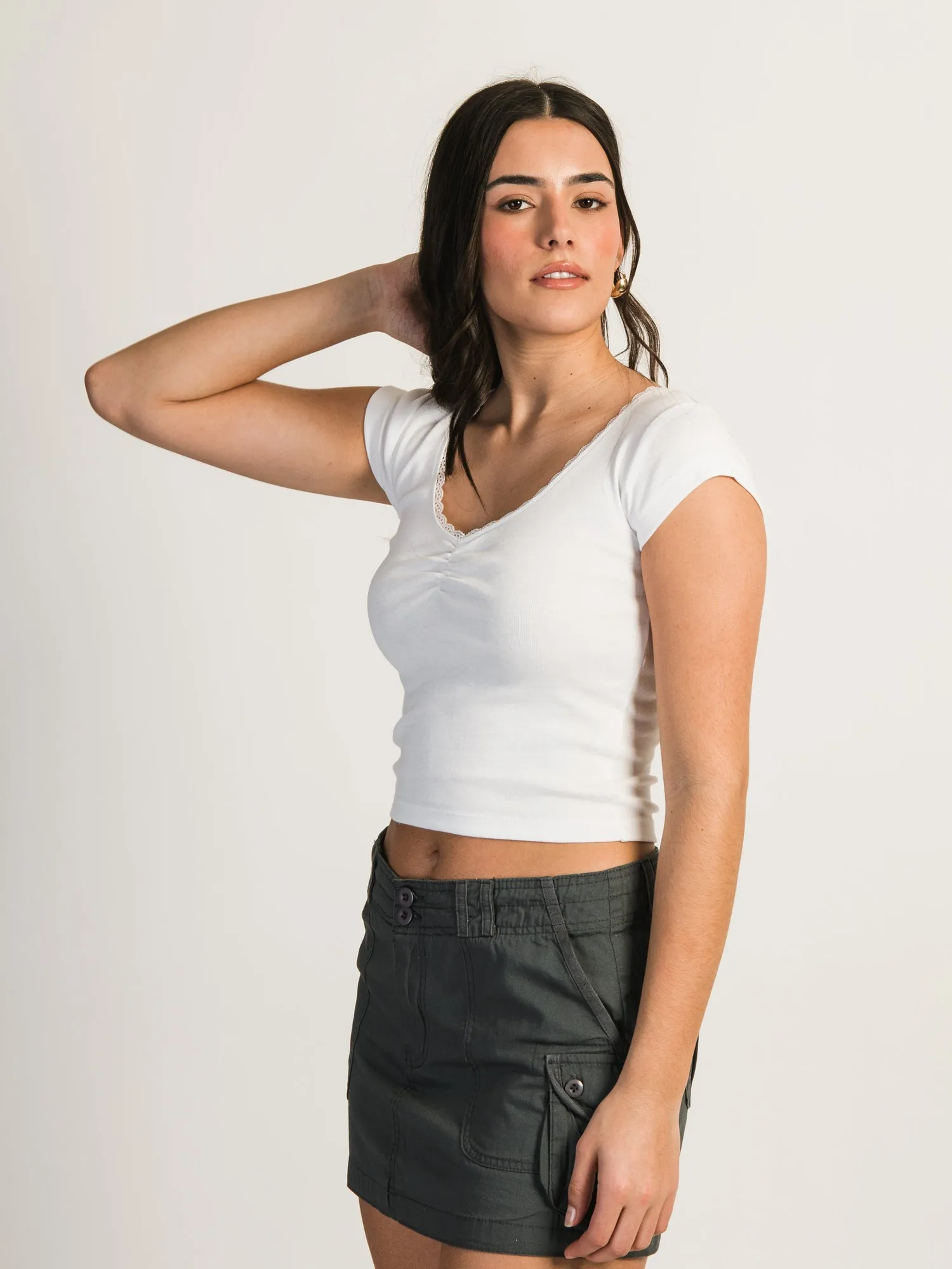 HARLOW EMMA TEE - WHITE sold by Harlow product image thumbnail 2