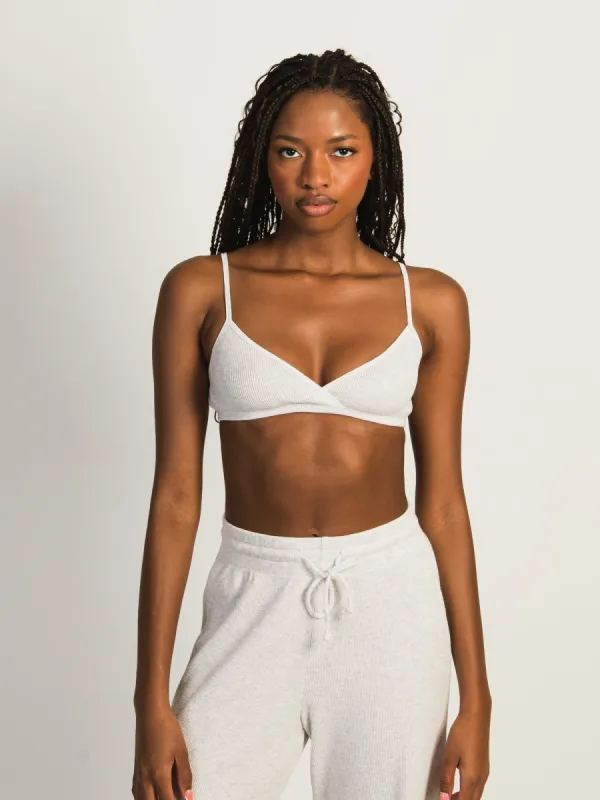 HARLOW IRIS MELANGE BRALETTE - CLOUD sold by Harlow