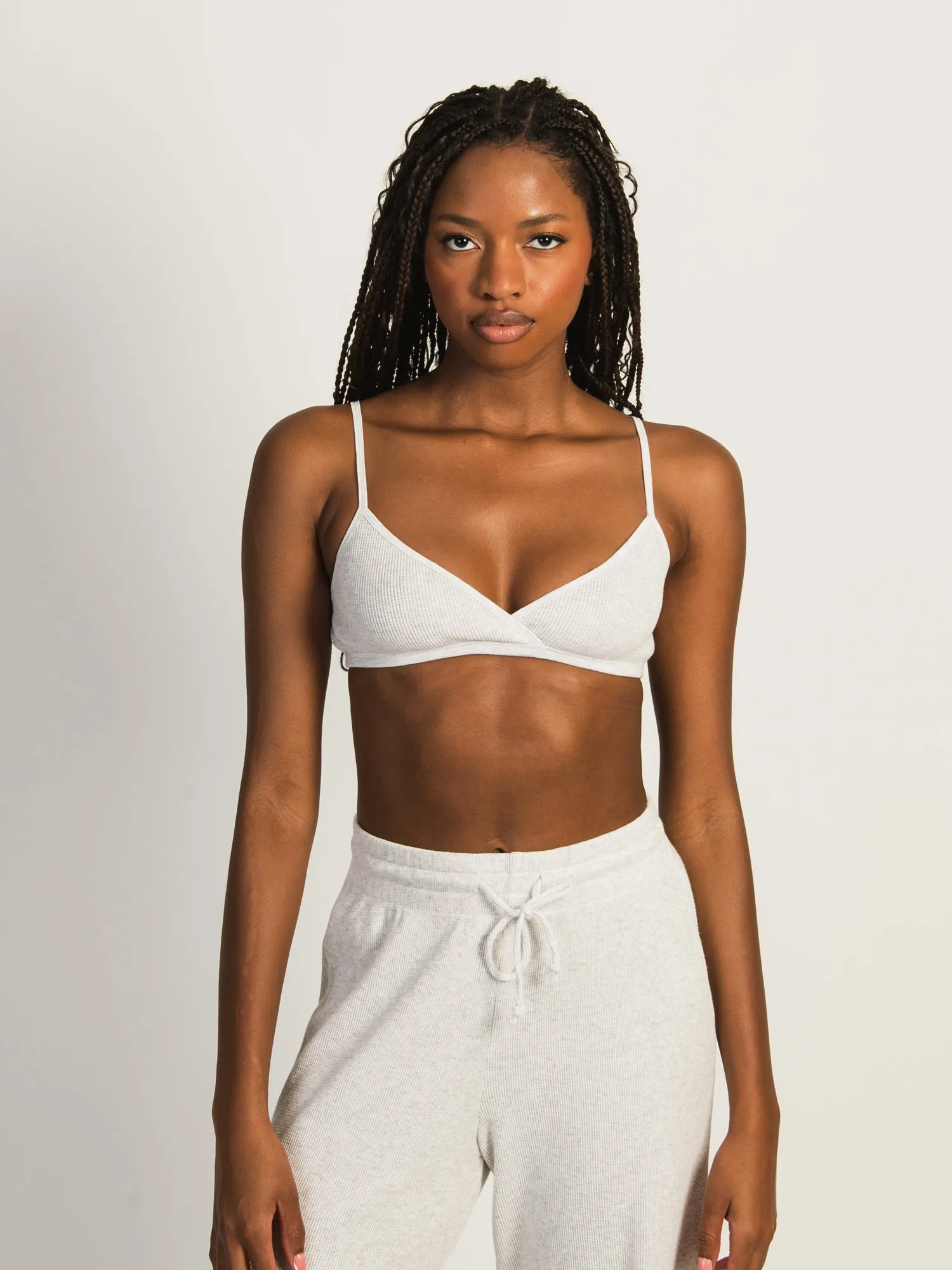 HARLOW IRIS MELANGE BRALETTE - CLOUD sold by Harlow