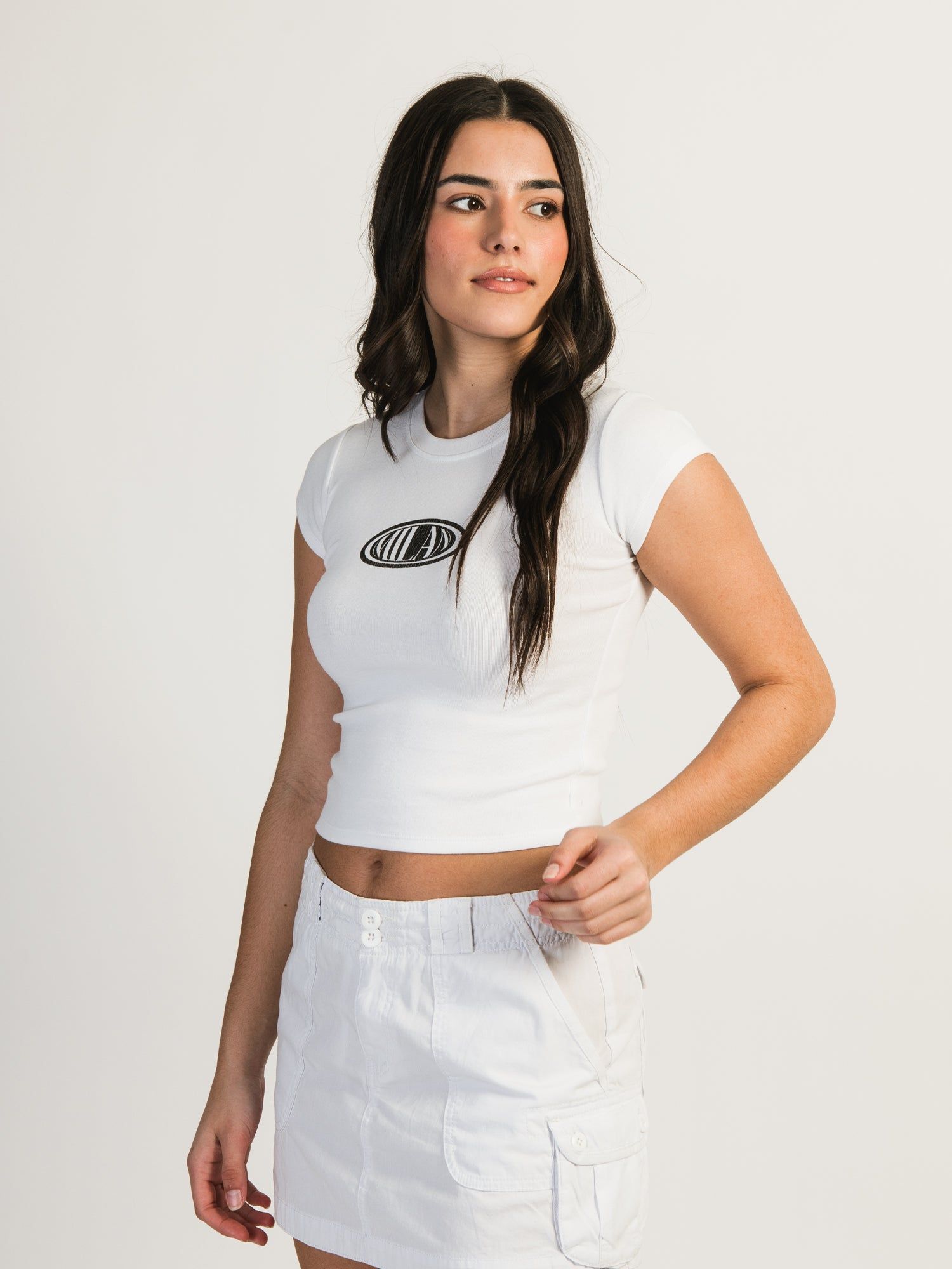 HARLOW FLAT RIB BABY GRAPHIC TEE - MILAN sold by Harlow product image thumbnail 2