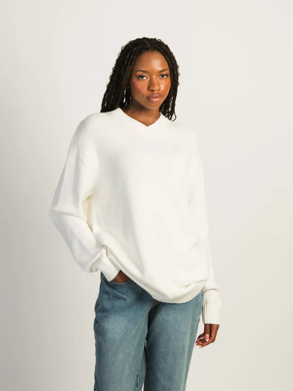 HARLOW SERENA SWEATER - OFF WHITE sold by Harlow