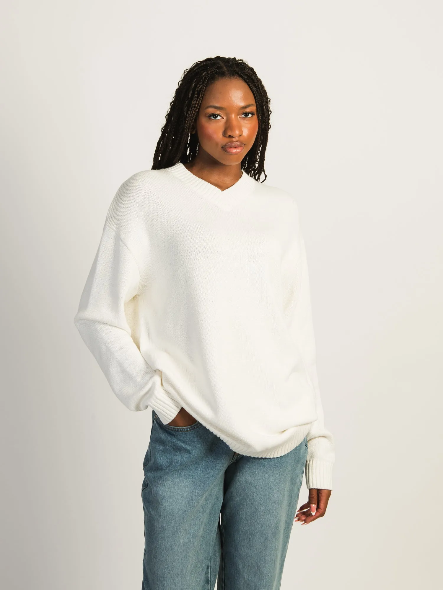HARLOW SERENA SWEATER - OFF WHITE sold by Harlow