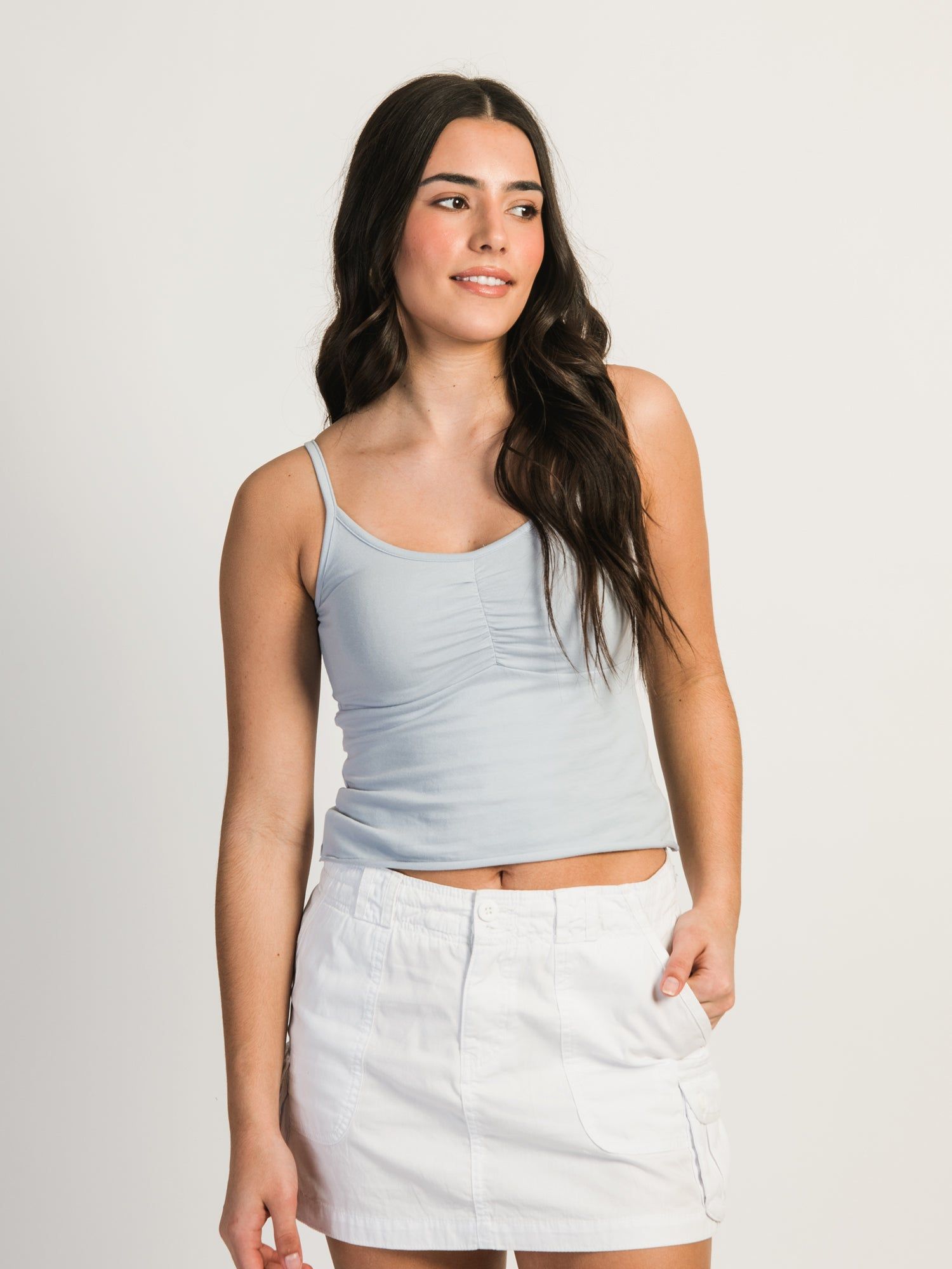 HARLOW ABBY TANK TOP - BABY BLUE sold by Harlow