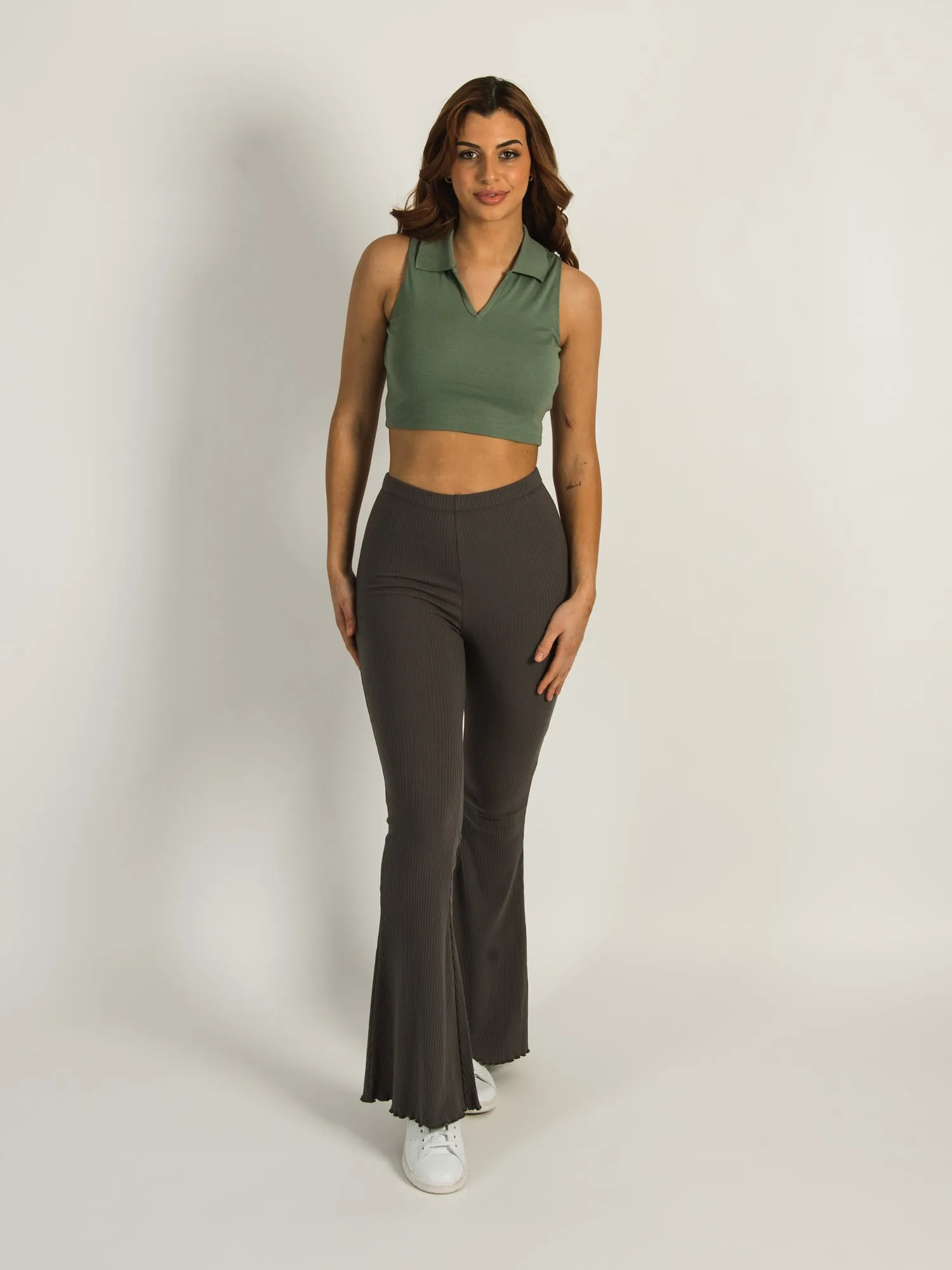 HARLOW RIBBED FLARE PANT sold by Harlow product image thumbnail 2