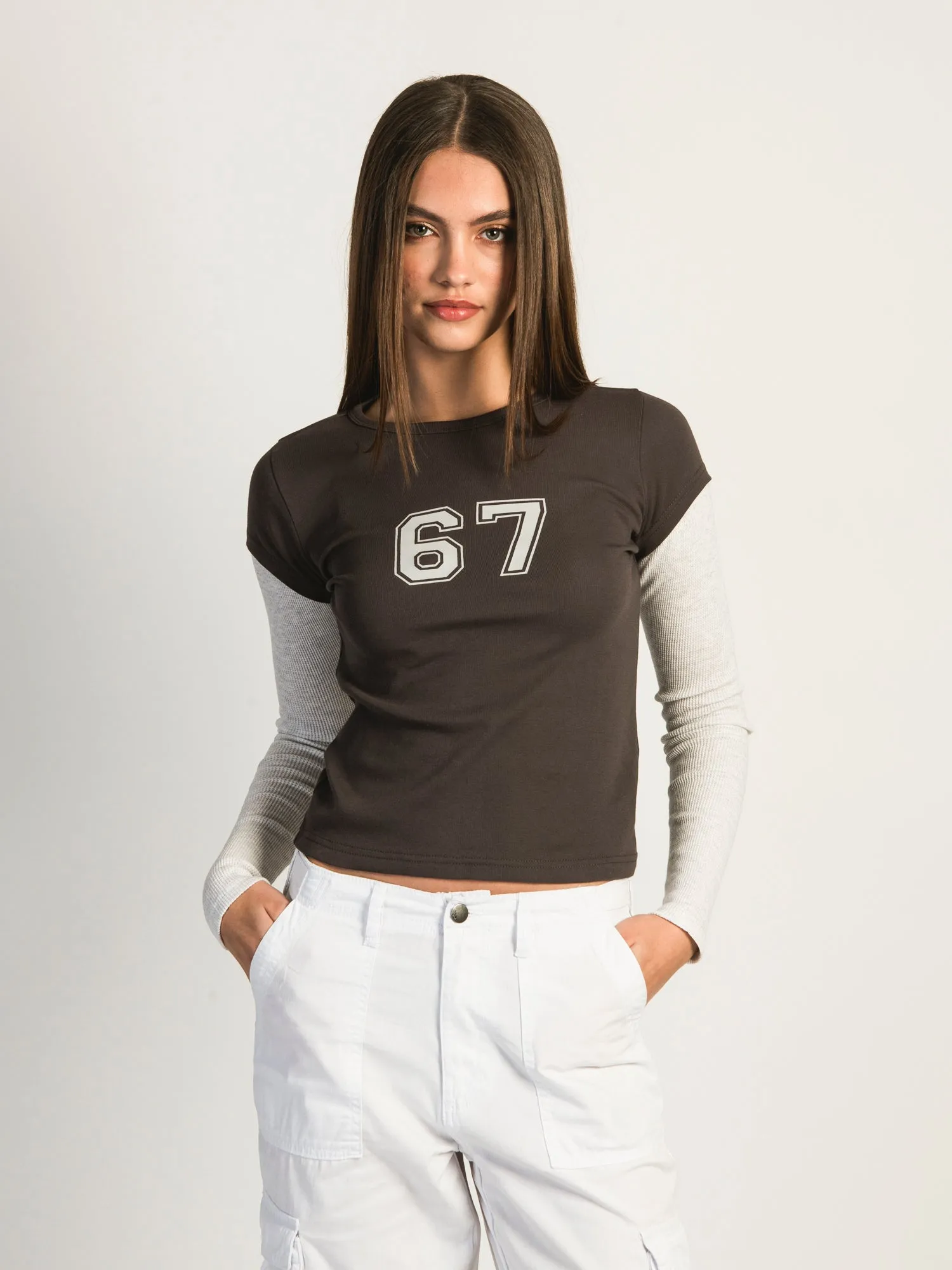 HARLOW TOMMY LONG SLEEVE TEE - 67 sold by Harlow