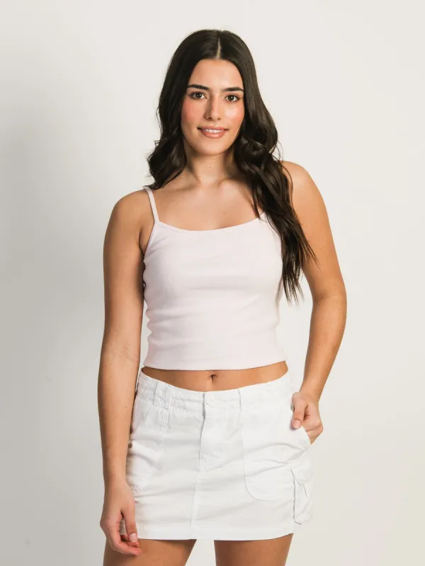 HARLOW SABRINA TANK TOP - BABY PINK sold by Harlow