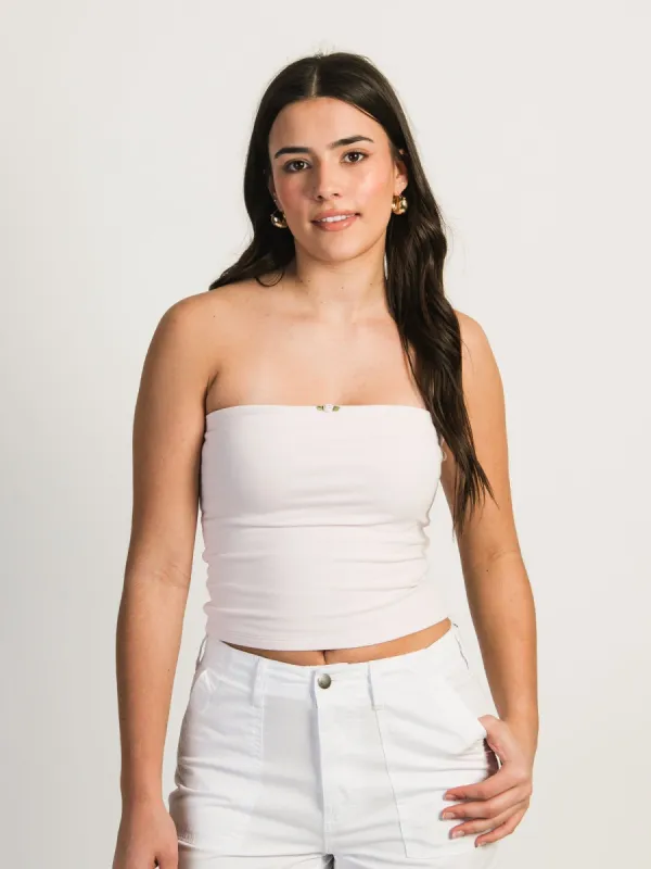 HARLOW BAILEY TUBE TOP - BABY PINK sold by Harlow