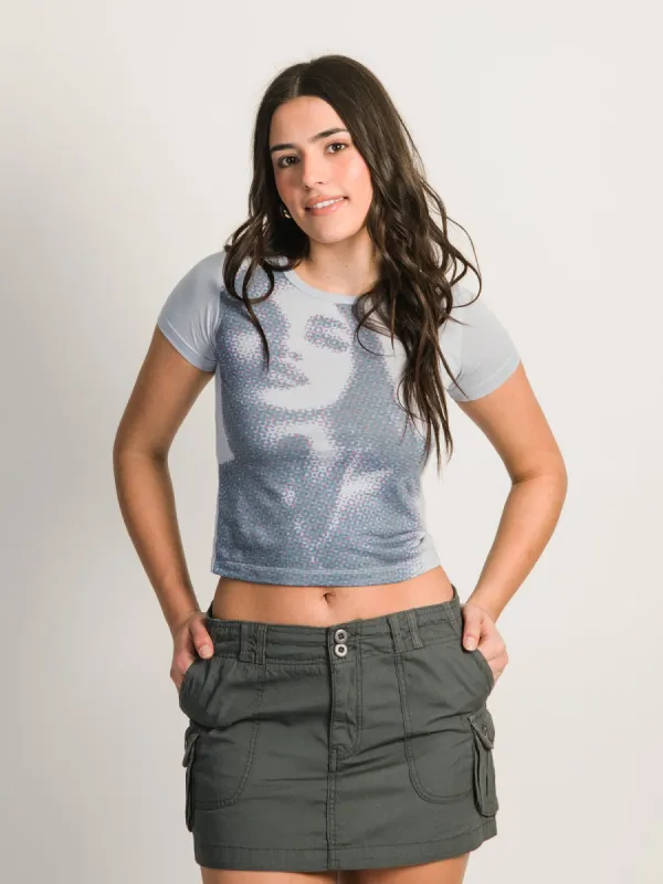 HARLOW STEVIE TEE - BABY BLUE sold by Harlow