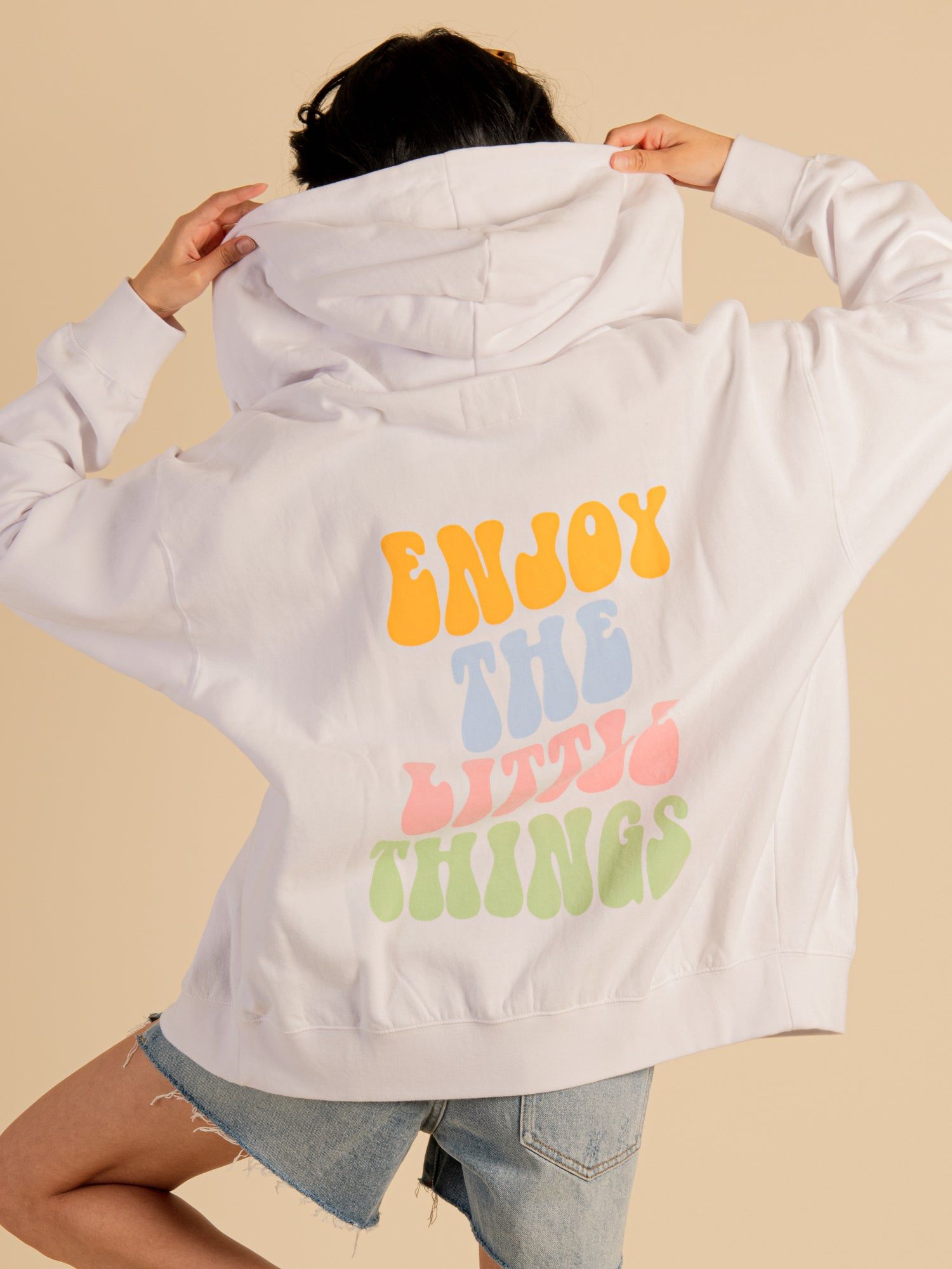 HARLOW MARIAH OVERSIZED SCREEN ZIP UP HOODIE sold by Harlow product image thumbnail 2