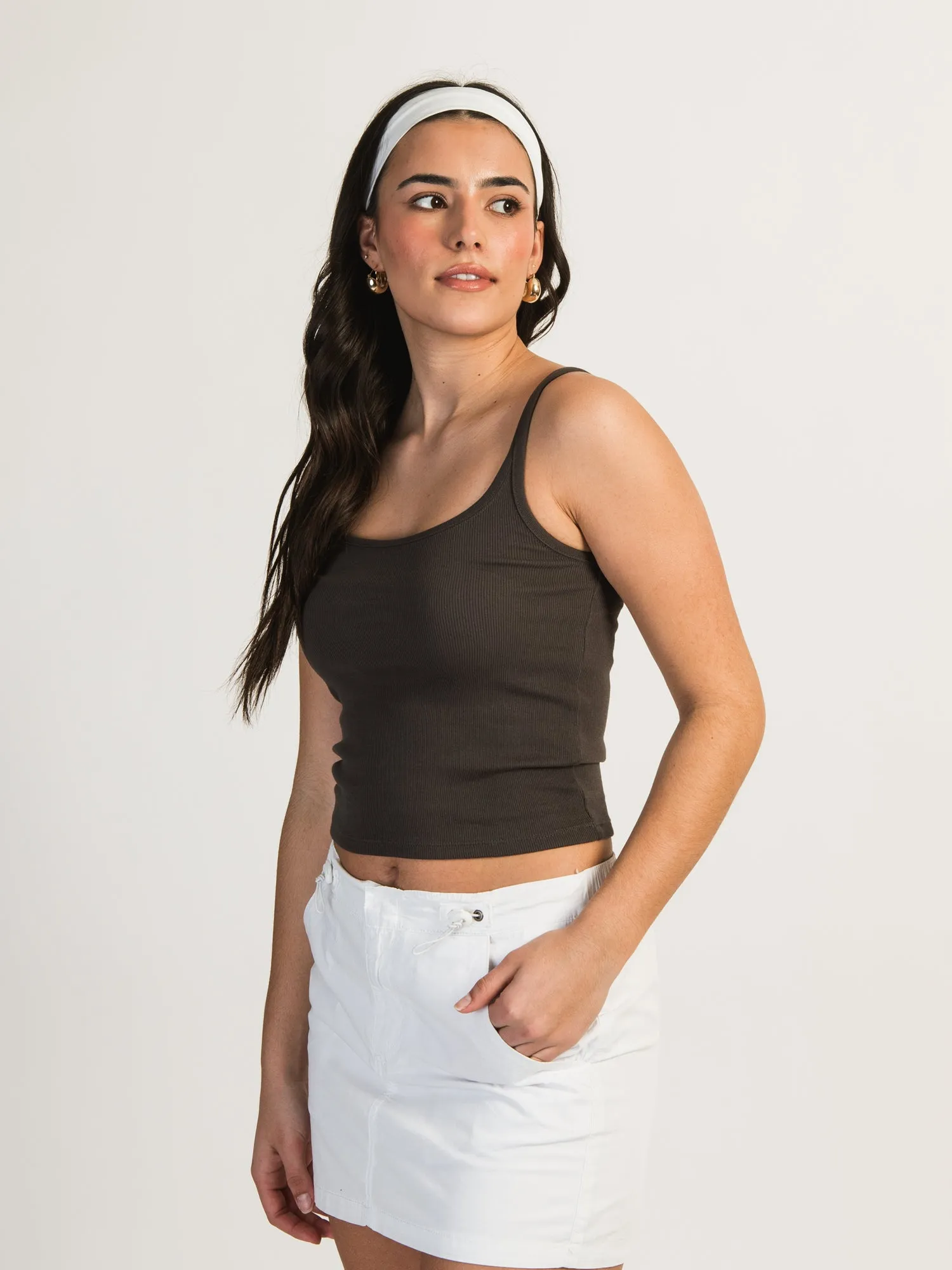 HARLOW SARAH TANK TOP - CHARCOAL sold by Harlow product image thumbnail 2