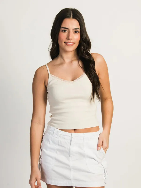 HARLOW ISLA TANK TOP - CREAM sold by Harlow