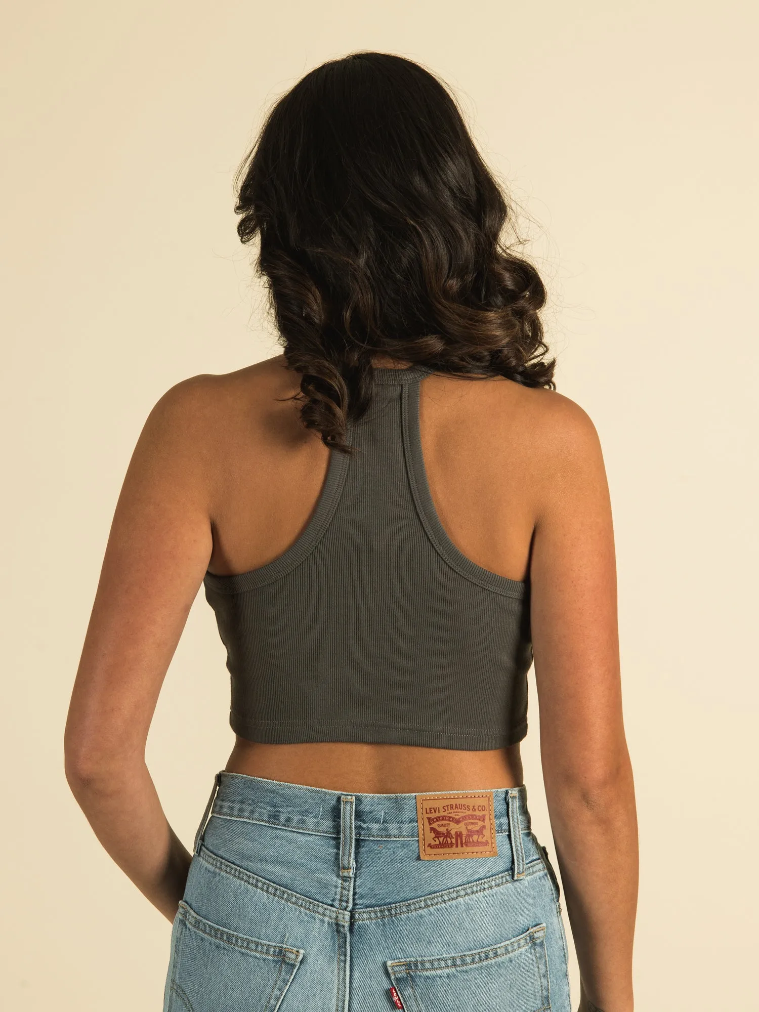 HARLOW HIGH NECK RACERBACK TANK TOP sold by Harlow product image thumbnail 3