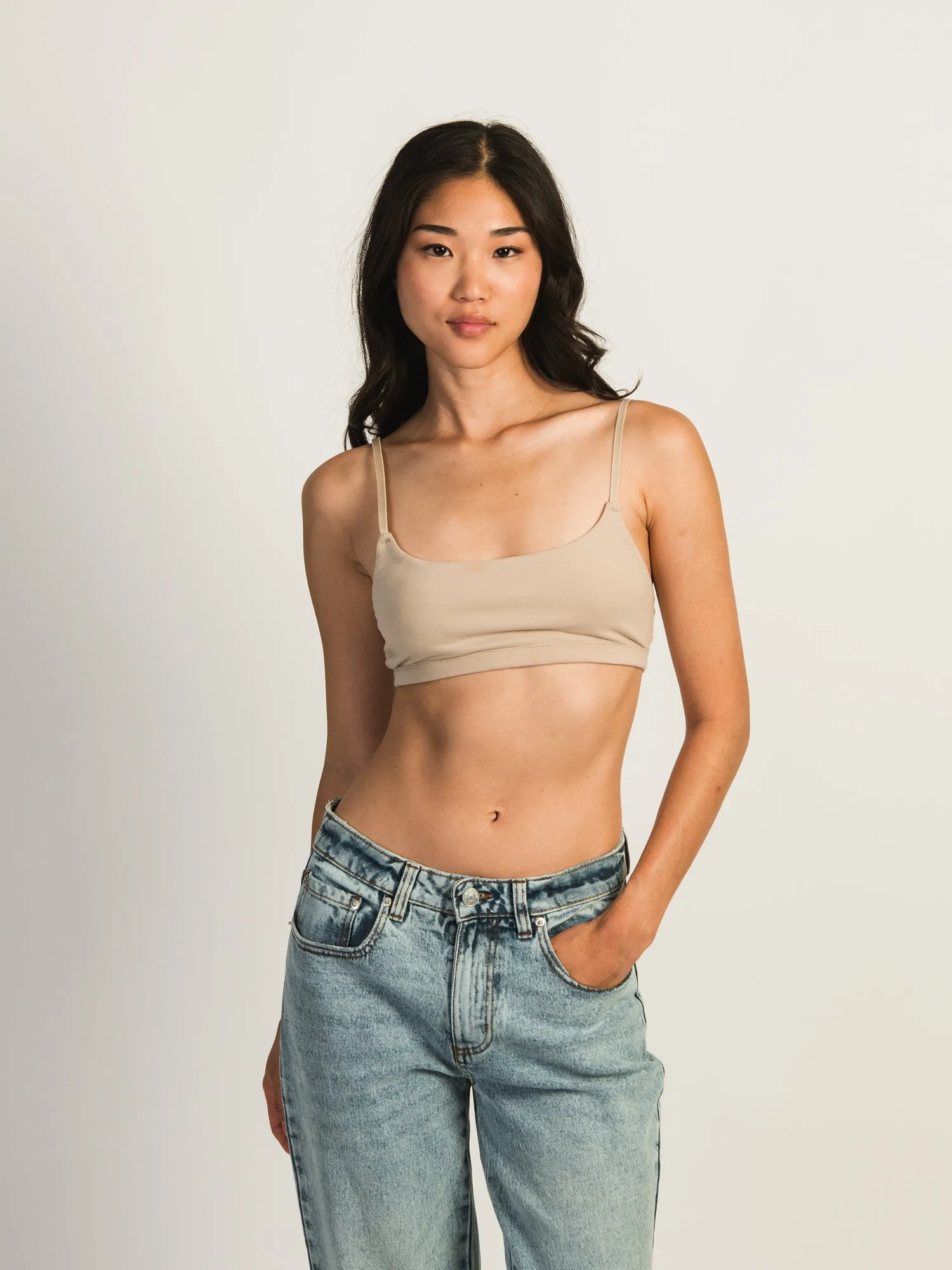 HARLOW CLASSIC SCOOP BRALETTE - NUDE sold by Harlow
