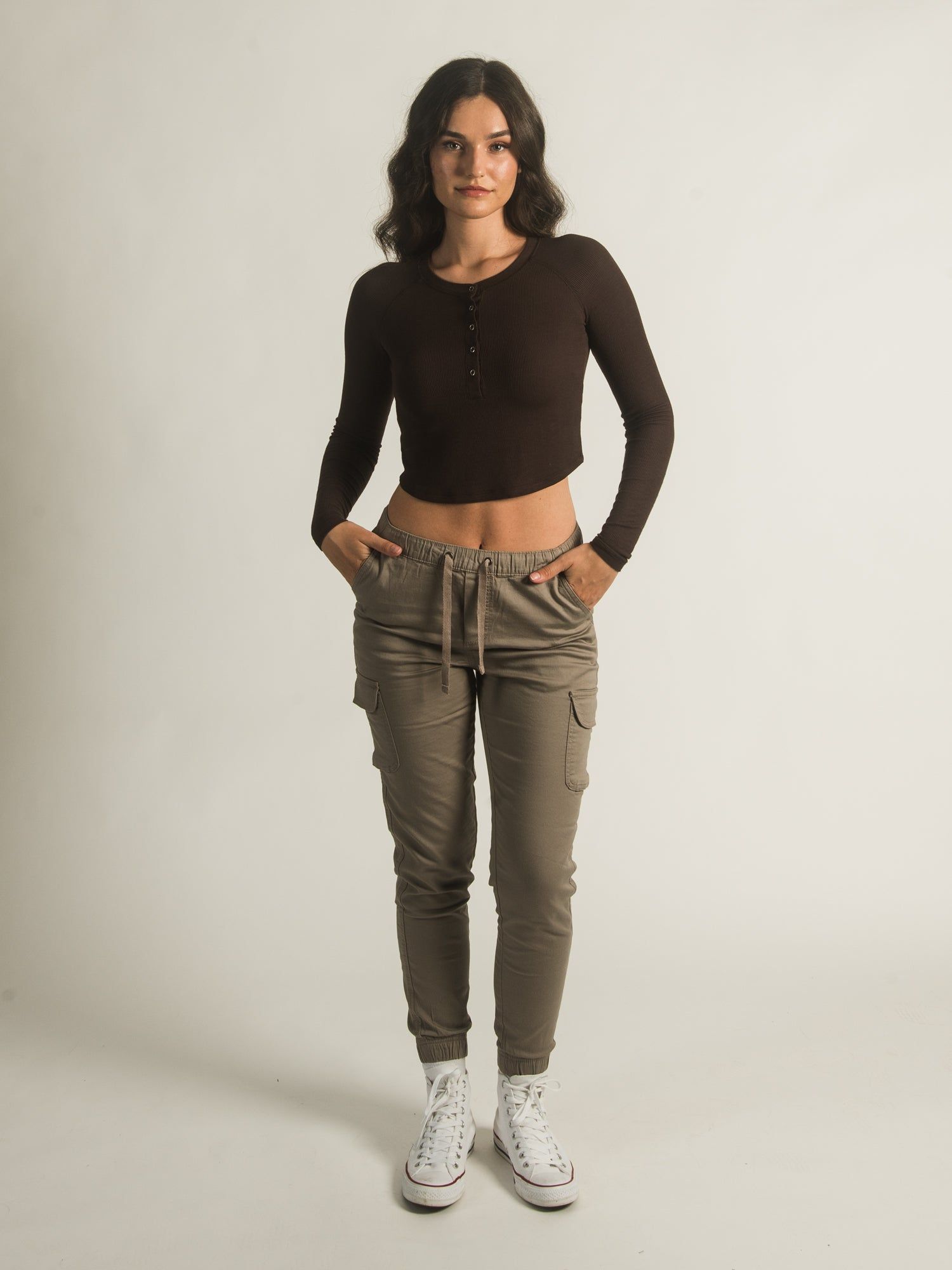 HARLOW MERCEDES LONG SLEEVE HENLEY sold by Harlow product image thumbnail 5